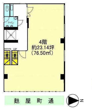 長栄ビル　4階／貸 事務所／テナント 京都／賃貸 物件
