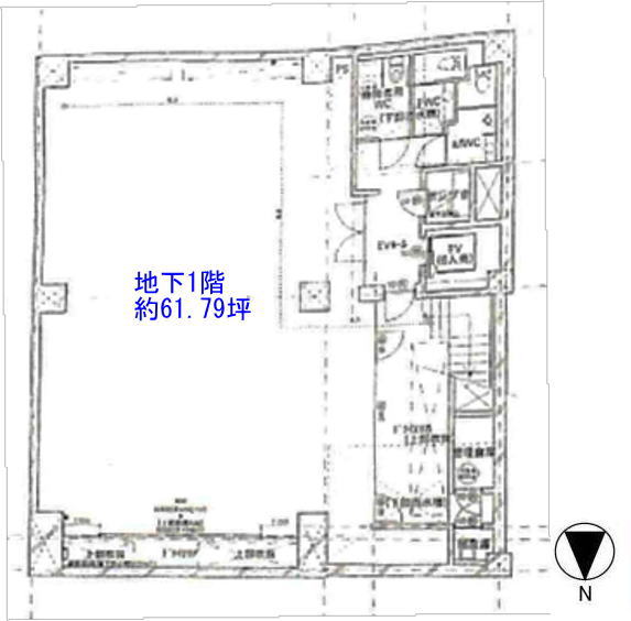 SHICATA DIX BLDG　地下1階（シカタディクスビルディング）／貸 店舗／貸 事務所／京都　テナント／賃貸 物件